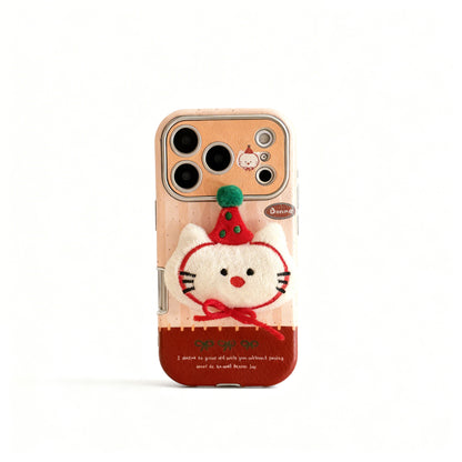 Plush Animal Phone Case for iPhone