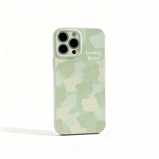 Cute Bear Head Phone Case for iPhone