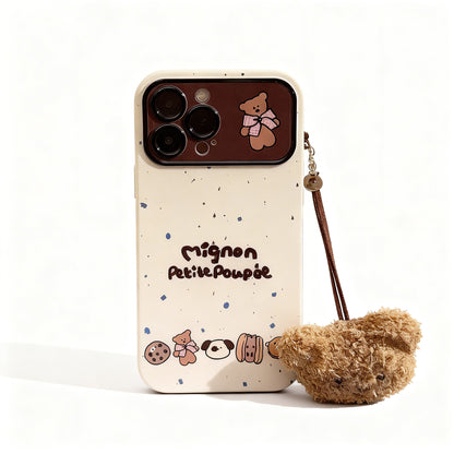 Ink Splash Bear Phone Case for iPhone