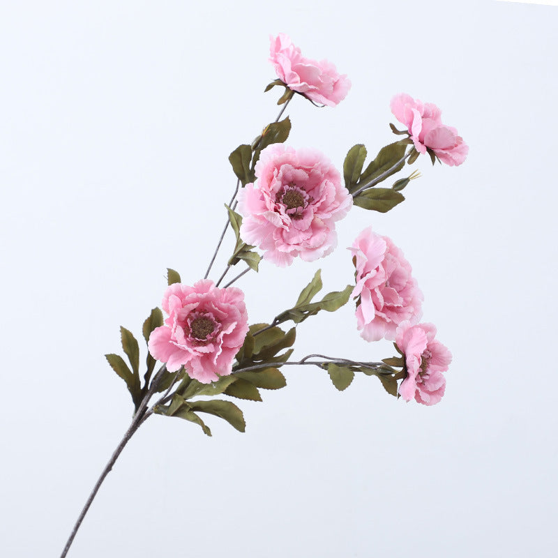 Stunning Artificial Lotus Crane Peony - Elegant Home Decor, Perfect for Wedding Floral Arches & Ceiling Decorations, Lifelike Faux Flower Bouquet