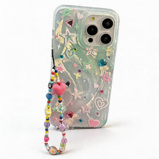 Colorful Star Print Shockproof Phone Case for iPhone