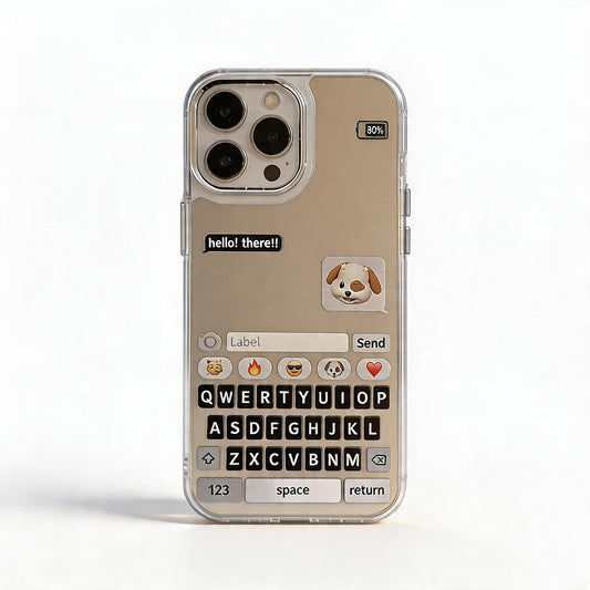 Minimalist Mirror Finish Phone Case for iPhone