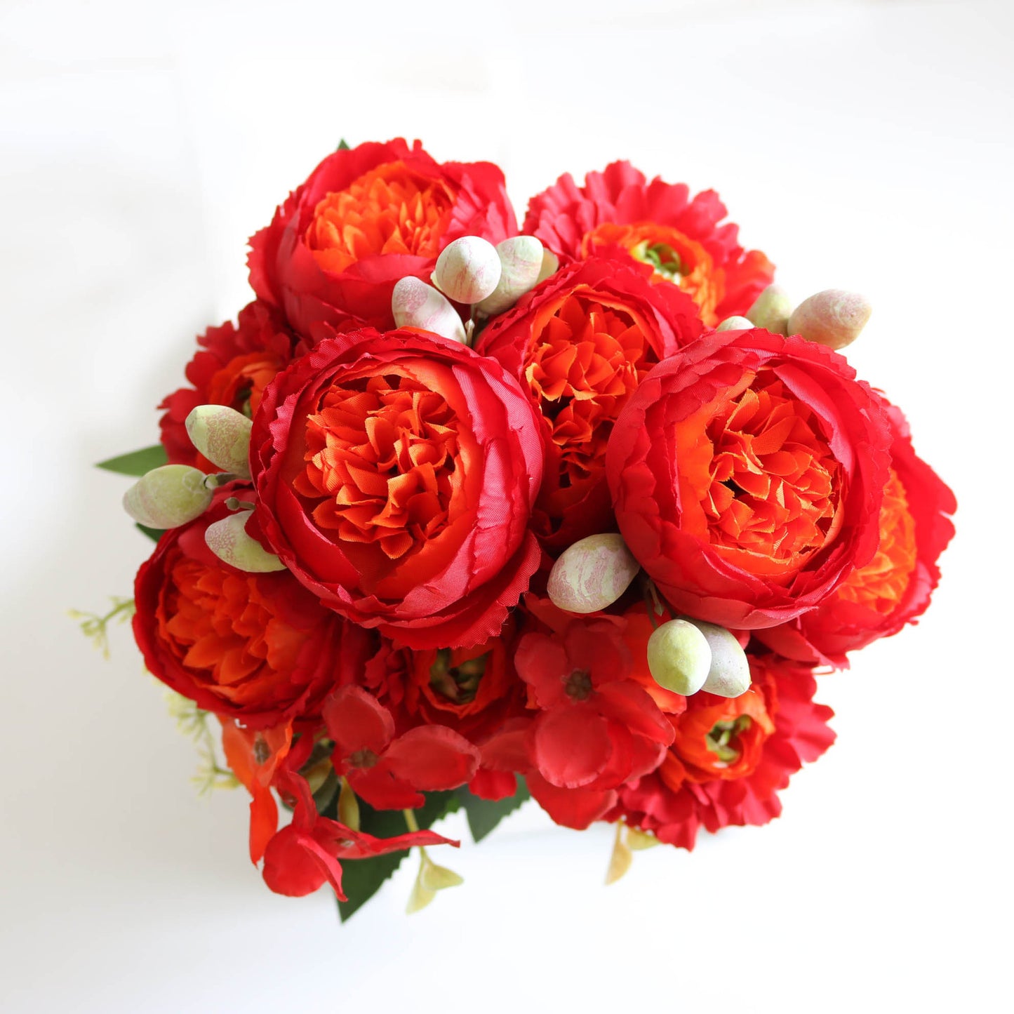 Stunning Faux Berry Hydrangea Peony Bouquet - Perfect for Home Decor, Weddings, and Bridal Photography Props