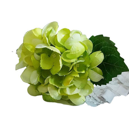 Charming Miniature Pea Blossom Hydrangea Bouquet - Realistic Faux Flowers for Home Decor, Perfect for Bohemian, Forest Aesthetic Style