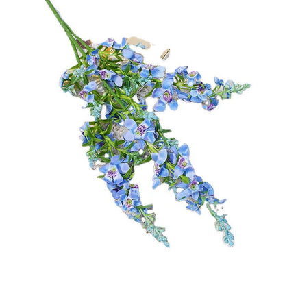 Realistic Catnip Artificial Flower Single Branch - 3-Prong Catnip Faux Floral Arrangement for Home, Restaurant, and Event Decor - Perfect for Weddings and Photography