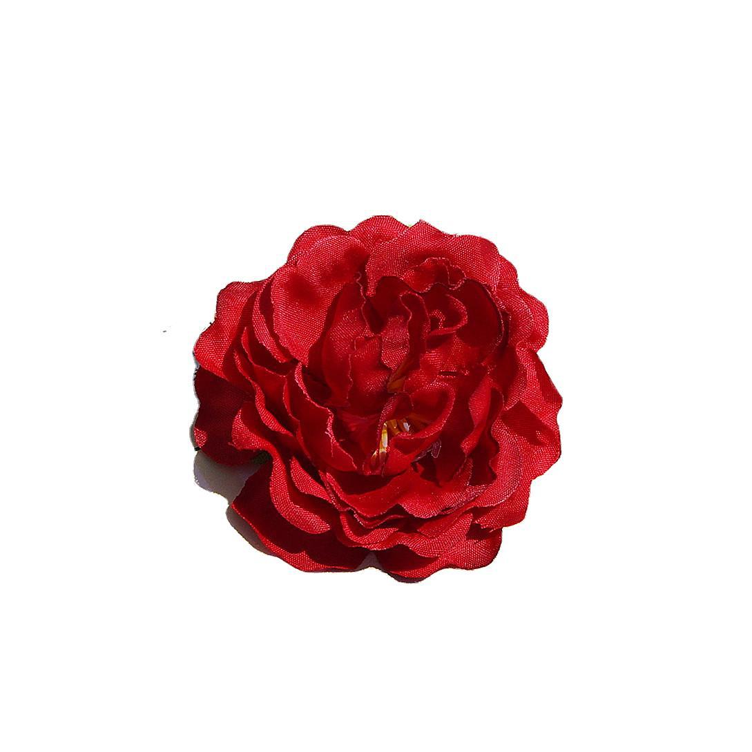 5cm Happy Rose Flower Heads - Vibrant Artificial Floral Decorations for Hats, Clothing, and Home Decor