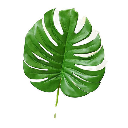 Nordic-Style Single Stem Faux Monstera Leaf – Realistic Greenery for Elegant Floral Arrangements and Stunning Background Wall Decor