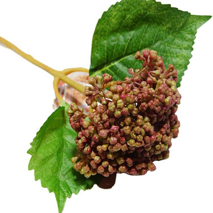 Soft Silicone Hydrangea Buds - Realistic Faux Floral Arrangements for Handmade Craft Projects