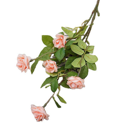 Single Stem Icelandic Small Curl Edge Rose - Realistic Faux Flower for Home Decor, Wedding Ceremonies, and Photography Backdrops – Perfect for Any Celebration