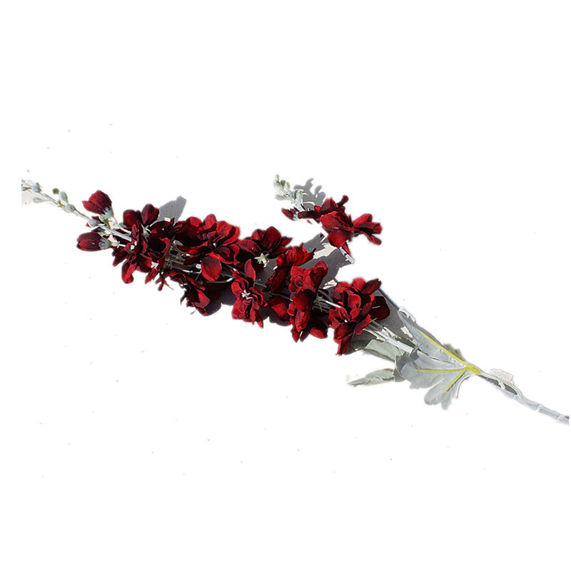 Artificial Two-Branch Larkspur Flowers - Realistic Floral Décor for Home, Photography, Weddings & Celebrations - Perfect for Soft Styling and Beautiful Arrangements