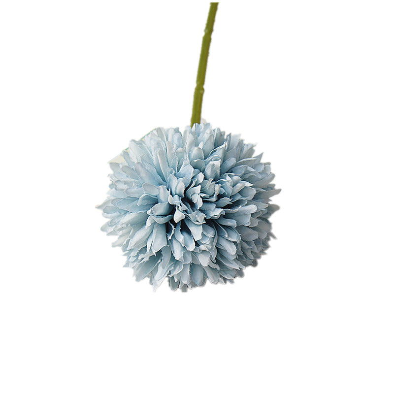 Realistic Faux Dandelion Flower - Single Stem Miniature Ball - Perfect for Home Decor, Wedding Celebrations, Photography Props, and DIY Crafts