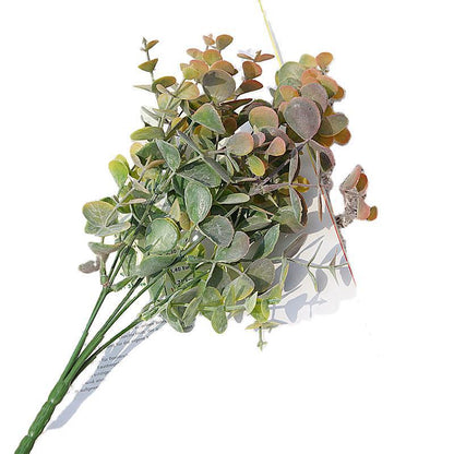 Realistic Eucalyptus Stems - 5-Branch Faux Eucalyptus Leaves for Home Décor, Soft Furnishings, and Stunning Plant Wall Displays