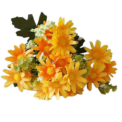 Charming 20-Head American Country Style Daisy Artificial Flowers - Perfect for Home Decor, Photography Styling, and Decorative Accents