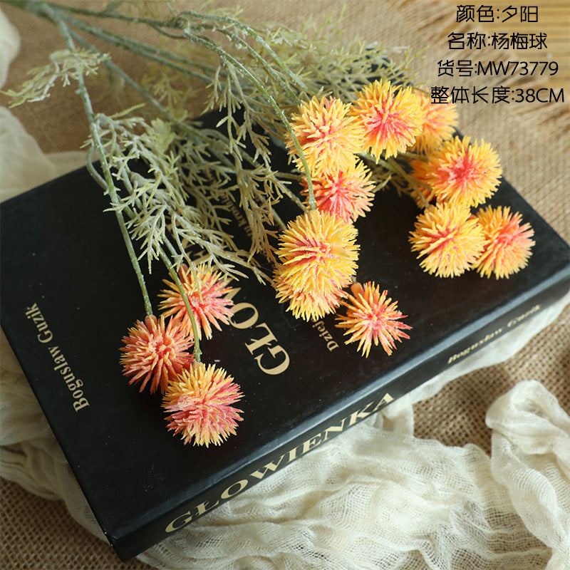 Realistic Faux Berry Ball Green Plant Art Piece for Wedding Decor - Trendy INS Aesthetic Design MW73779