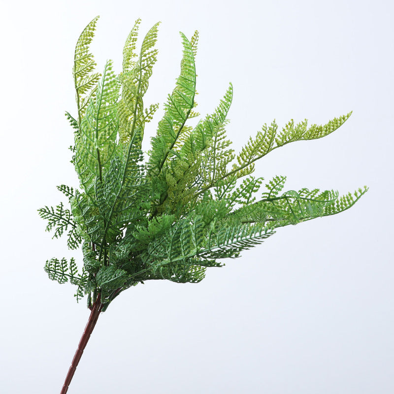 Lifelike Faux Greenery - Fish Tail Pine Fern Leaves and Persian Leaf Decorative Artificial Plants for Hotel and Home Wall Décor Accessories