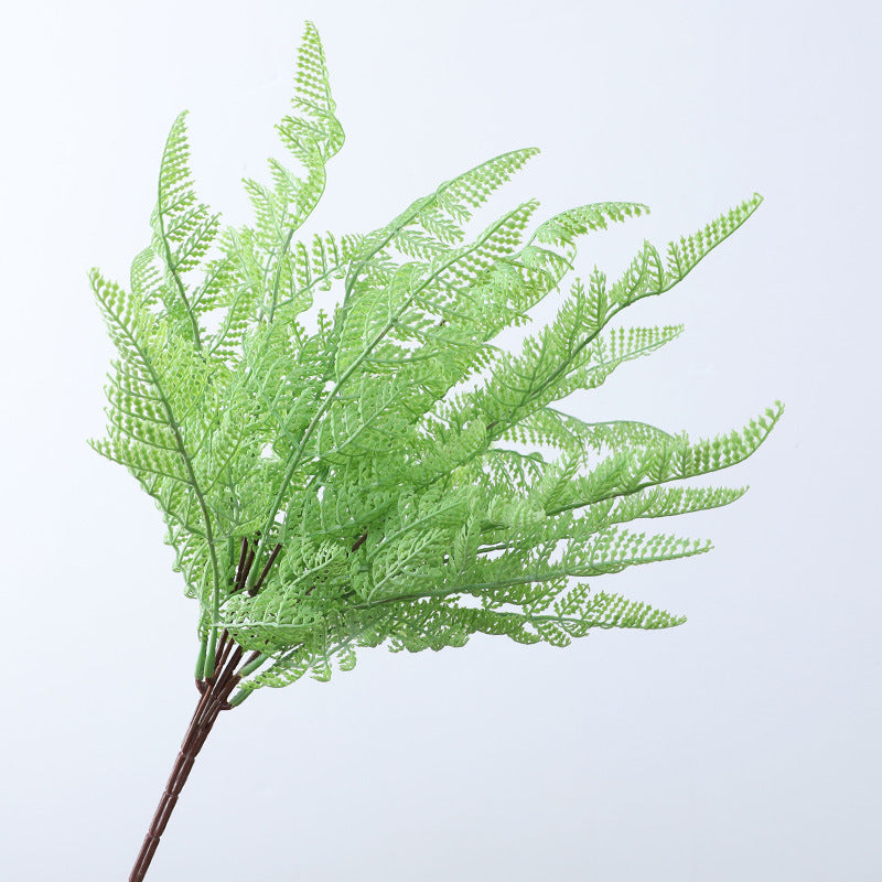 Lifelike Faux Greenery - Fish Tail Pine Fern Leaves and Persian Leaf Decorative Artificial Plants for Hotel and Home Wall Décor Accessories