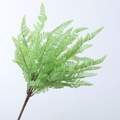 Lifelike Faux Greenery - Fish Tail Pine Fern Leaves and Persian Leaf Decorative Artificial Plants for Hotel and Home Wall Décor Accessories