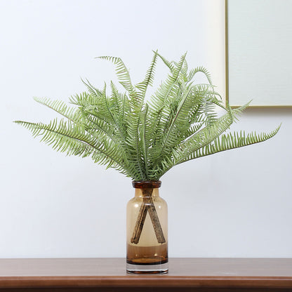 Lifelike Faux Greenery - Fish Tail Pine Fern Leaves and Persian Leaf Decorative Artificial Plants for Hotel and Home Wall Décor Accessories