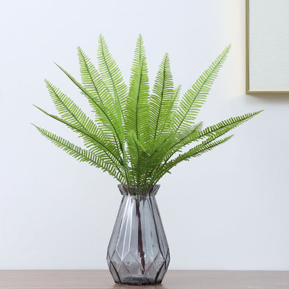 Lifelike Faux Greenery - Fish Tail Pine Fern Leaves and Persian Leaf Decorative Artificial Plants for Hotel and Home Wall Décor Accessories