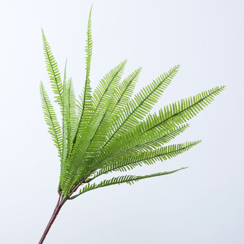 Lifelike Faux Greenery - Fish Tail Pine Fern Leaves and Persian Leaf Decorative Artificial Plants for Hotel and Home Wall Décor Accessories