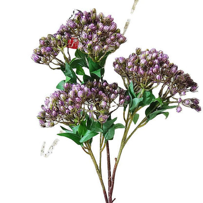 Realistic 27-Branch Jasmine Flower Arrangement - Lifelike Faux Floral Home Décor for Styling, Photography & Decoration