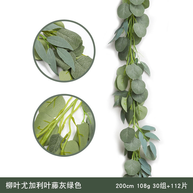 Realistic Eucalyptus Leaves and Vines Home Decor - Ideal for Weddings and Event Displays, Lifelike Faux Plants for a Touch of Nature