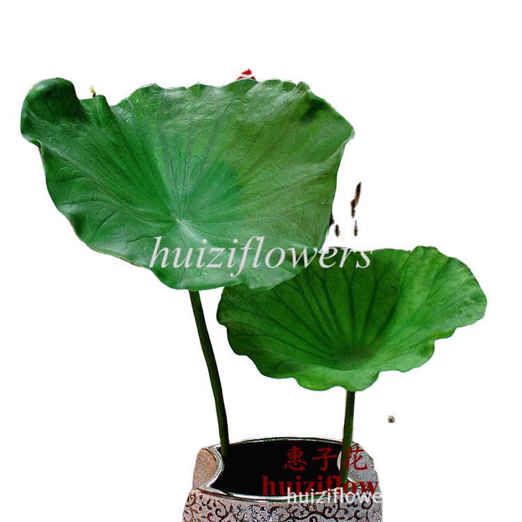 Realistic Large Pink Lotus Leaves - Artificial Flower Bouquet & Greenery for Wedding Water Surface Decorations