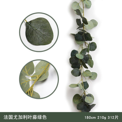 Realistic Eucalyptus Leaves and Vines Home Decor - Ideal for Weddings and Event Displays, Lifelike Faux Plants for a Touch of Nature