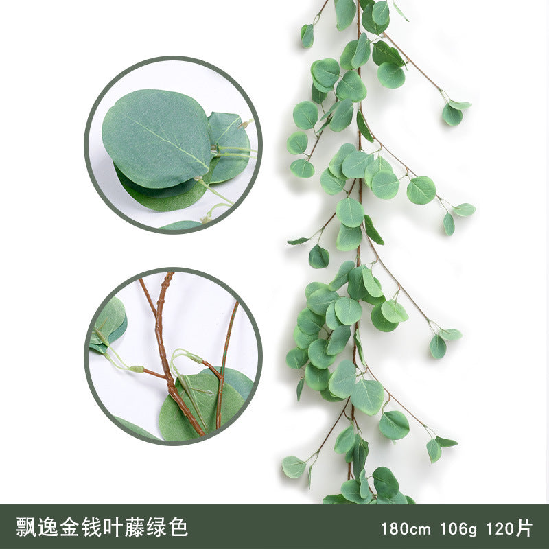 Realistic Eucalyptus Leaves and Vines Home Decor - Ideal for Weddings and Event Displays, Lifelike Faux Plants for a Touch of Nature