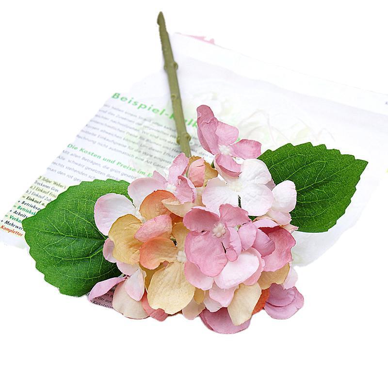 Realistic Miniature Hydrangea Flower Arrangement – Perfect for Home Décor, Wedding Decorations, and Photography Props with Durable Silk Flowers in Charming Peanut Shell Design