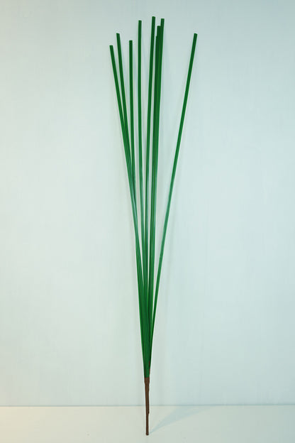 Realistic Touch Faux Greenery with Reeds – Stunning Water-Wax Candle Arrangement for Home Decor, Floral Arrangements, and Artistic Centerpieces