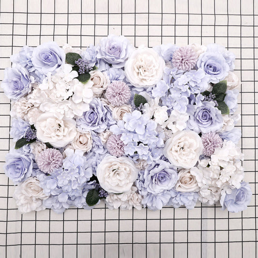 Realistic Hydrangea Flower Wall Décor - Artificial Floral Arrangement for Indoor Wedding Backdrops, Home Decoration, and Photography Studios