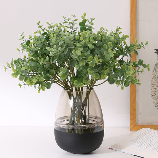 Realistic Eucalyptus Money Leaf Plant - Ideal for Home Decor, Weddings, and Decorative Flower Arrangements | Lifelike Greenery for Indoor and Outdoor Spaces