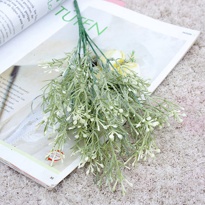 Stunning Nordic-Style Faux Flower Arrangement: Realistic Powdered Dandelion and Grass Décor for Home, Weddings, and Photography | Beautiful Greenery with Versatile Styling Options