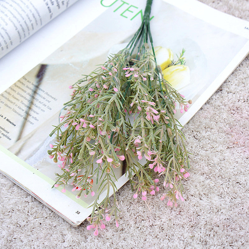 Stunning Nordic-Style Faux Flower Arrangement: Realistic Powdered Dandelion and Grass Décor for Home, Weddings, and Photography | Beautiful Greenery with Versatile Styling Options