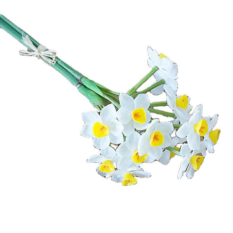 Realistic Faux Daffodil Flowers - Soft Touch Latex Daffodil Home Decor, Perfect for Weddings and Events