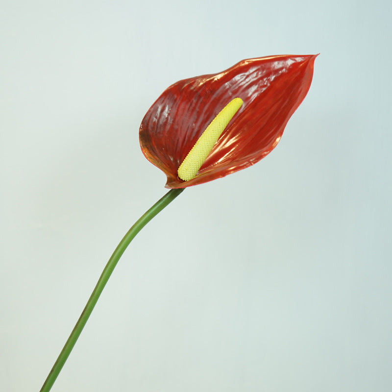 Stunning Faux Flowers: Zen Lotus & Red/White Heart Leaf Plants for Living Room Decoration, TV Cabinet Decor, Wedding Floral Accents, and Photography Props