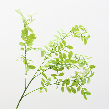 Realistic Soft-Touch Faux Plant Wall Decor: Beautiful Acacia Leaves for Hotels and Home Interiors - Perfect for Any Display