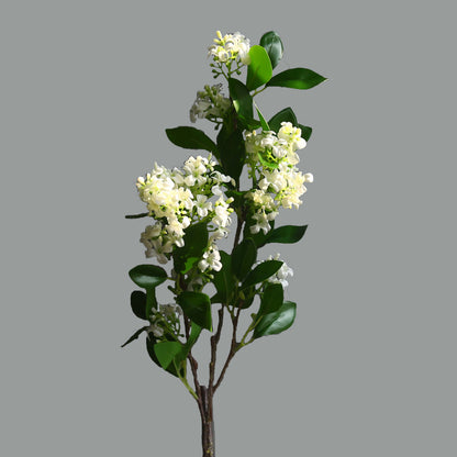 Lifelike Single Stem Euphorbia - Stunning Faux Flower for Home Decor, Perfect for Living Room Accent and Elegant Table Display