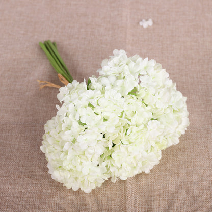 Stunning Faux Snowball Hydrangea Bouquet – Perfect for Wedding Decor, Home Accents, and More | Lifelike Artificial Flowers for Lasting Beauty