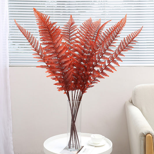 Stunning Realistic Golden Leaf Artificial Plant for Living Room Decor - Perfect for Home Interiors and Wedding Decorations - Lifelike Fern Leaves for Added Elegance