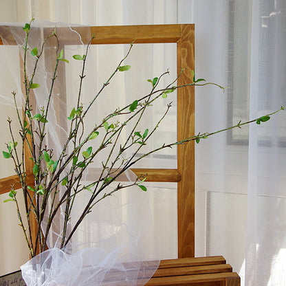 Vibrant Artificial Willow Bud Branches - Realistic Faux Greenery for Home Decor, Photography Props, and Wedding Decorations