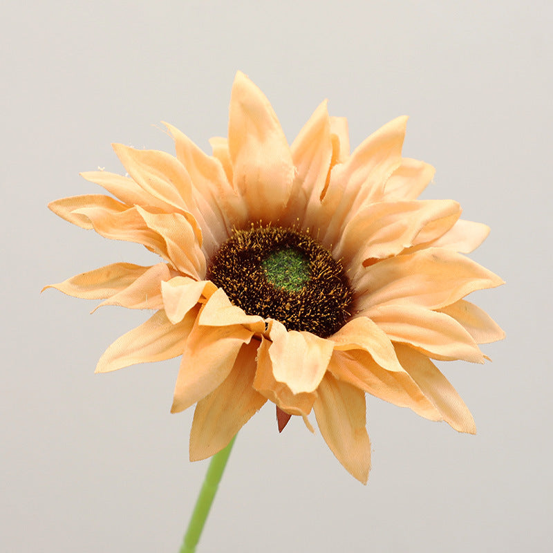 Single Stem Sunflower Home Décor - Realistic Faux Flower for Living Room and Wedding Decoration - Perfect for Celebrations and Events