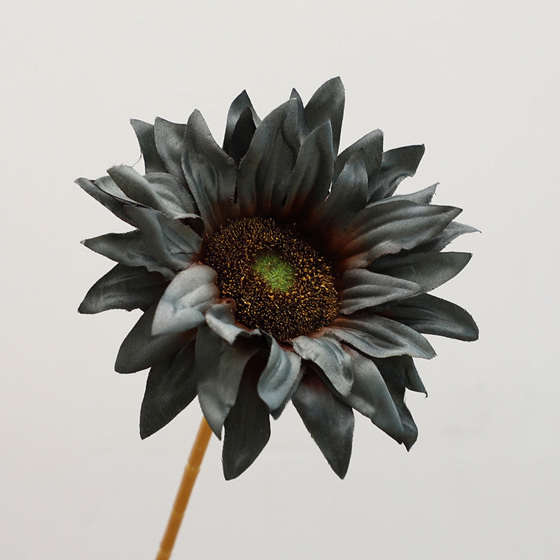 Single Stem Sunflower Home Décor - Realistic Faux Flower for Living Room and Wedding Decoration - Perfect for Celebrations and Events