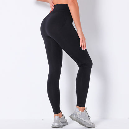 Seamless Quick Dry High Waisted Butt Lifting Yoga Pants Breathable Leggings for Fitness Workout and Active Lifestyle