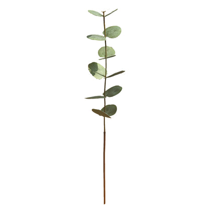 Elegant Single Stem Faux Eucalyptus Flower - Stylish Indoor Decoration for Living Room and Home Decor