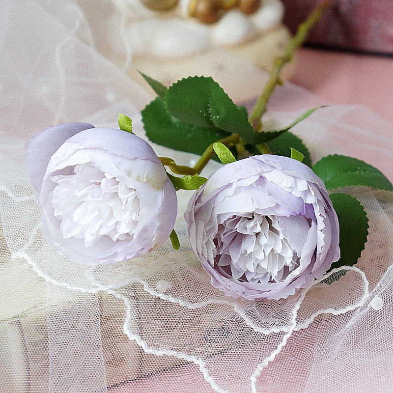 Lifelike Artificial Rose - Single Blush Pink Faux Flower for Home Decor, Photography, Weddings, and Hotel Decorations