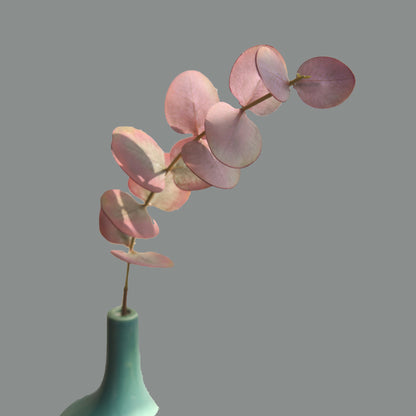 Elegant Single Stem Faux Eucalyptus Flower - Stylish Indoor Decoration for Living Room and Home Decor