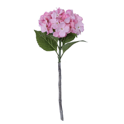 Lifelike Hydrangea Flower Stem - Realistic Touch Faux Floral Arrangement for Bedroom, TV Cabinet Decor, and Wedding Celebrations