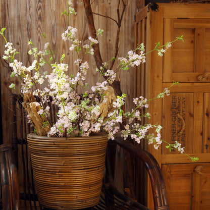 Stunning Faux Snow Willow Flowers - Elegant American Farmhouse Decor for Home, Ideal for Living Room Aesthetics, Soft Furnishings, and Photography Props